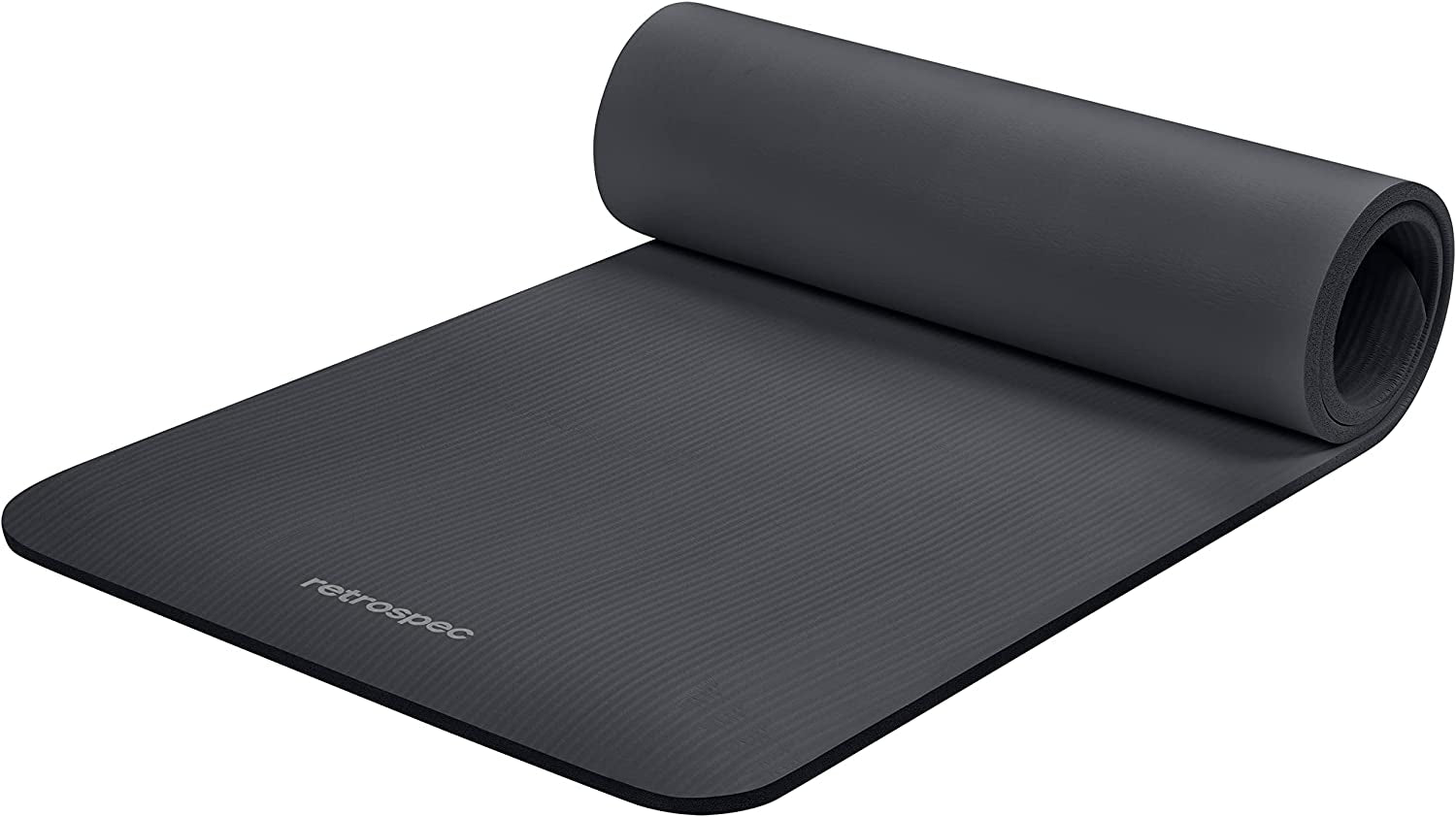 Solana Yoga Mat Thick 1/2In Non-Slip Workout Mat with Nylon Strap - 72X24In Exercise Mat for Pilates